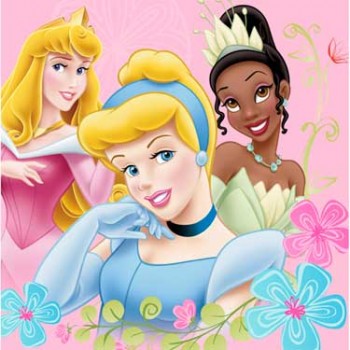 Disney's Fanciful Princesses Beverage Napkins