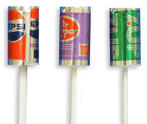 24 Mini Soda Can Cupcake Picks