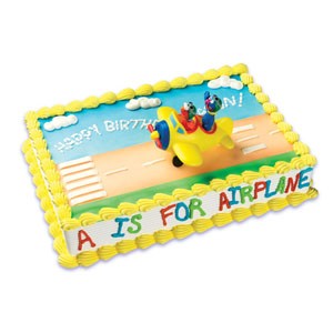 Sesame Street Elmo & Grover Plane Cake Topper