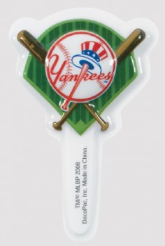 24 MLB New York Yankees Cupcake Picks