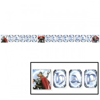 Marvel Mighty Avenger Thor Birthday Banner