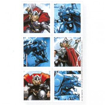 Thor The Mighty Avenger Birthday Party Stickers