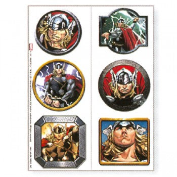 Thor The Mighty Avenger Birthday Party Tattoos