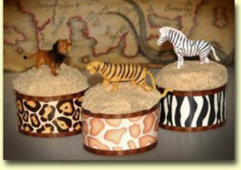Animal Print Safari Cupcake Sleeves