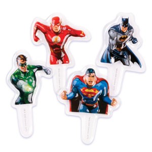 12 Justice League Plac Cupcake Topper Picks