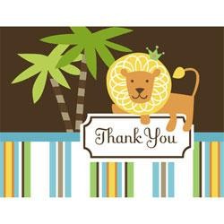 King Of The Jungle Thank You Notes