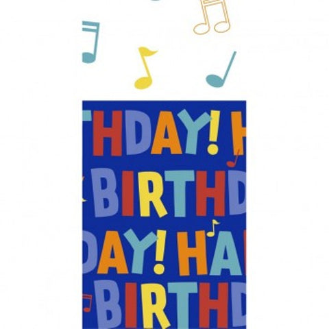 Musical Happy Birthday Tablecover