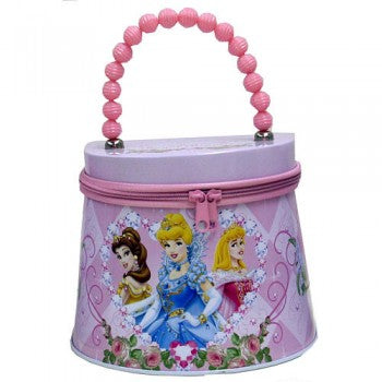 Disney Princess Zipper Tote Tin Purse - Princess Diamonds