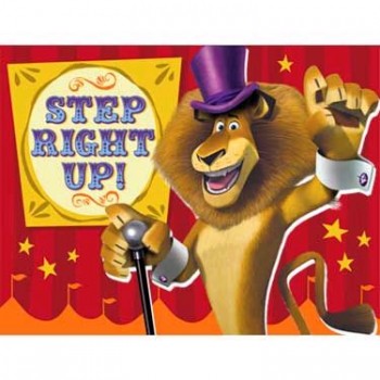 Madagascar 3 Party Invitations
