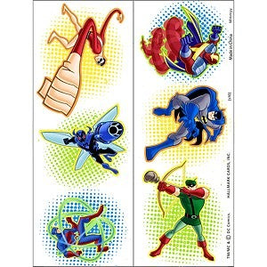 Batman The Brave and the Bold Temporary Tattoos
