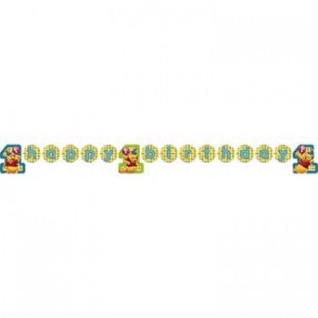 Winnie the Pooh 1st Birthday Hanging Banner
