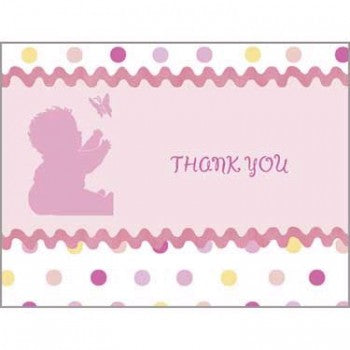 Tickled Pink Thank You Notes