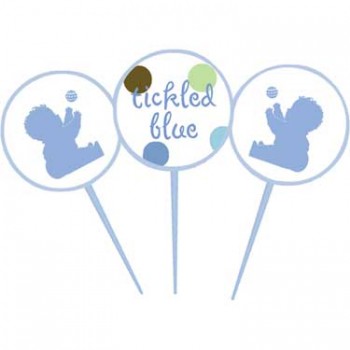 Tickled Blue Baby Shower Party Picks