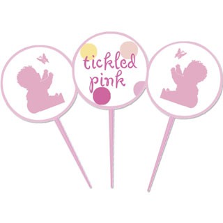 Tickled Pink Baby Shower Party Picks