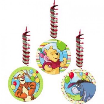 Winnie the Pooh and Pals 3 Hanging Decorations