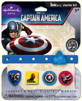Marvel Captain America Link Emz Bracelet Starter Kit