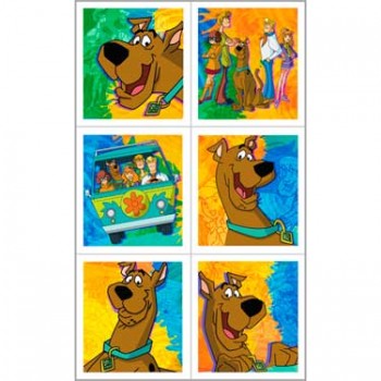 Scooby Doo Birthday Party Stickers