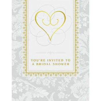 Wedding Elegance Bridal Shower Invitations