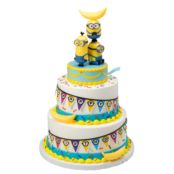 Minions Celebrate! Cake Topper Decor Signature Kit