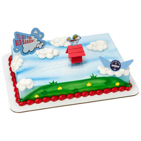 Peanuts Snoopy Flying Ace Cake Topper