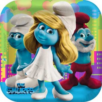 The Smurfs Dinner Plates