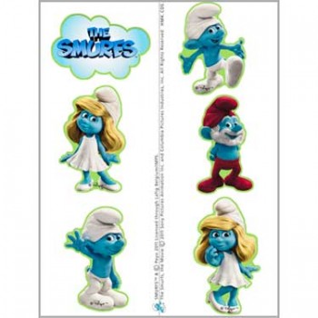 The Smurfs Temporary Tattoos