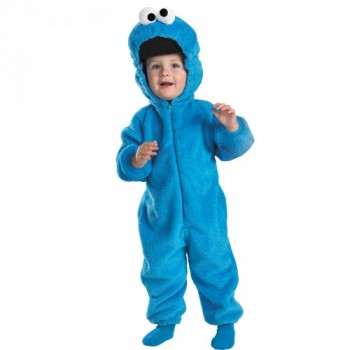 Sesame Street Cookie Monster Deluxe Toddler Costume - Size M (3T-4T)