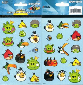 Angry Birds Sticker Sheets