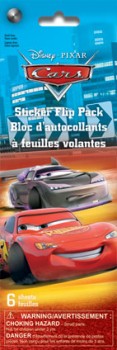Disney Cars 6 Page Flip Pack Stickers
