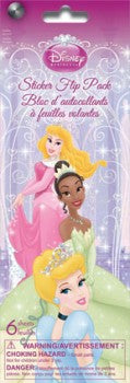 Disney Princess 6 Page Flip Pack Stickers