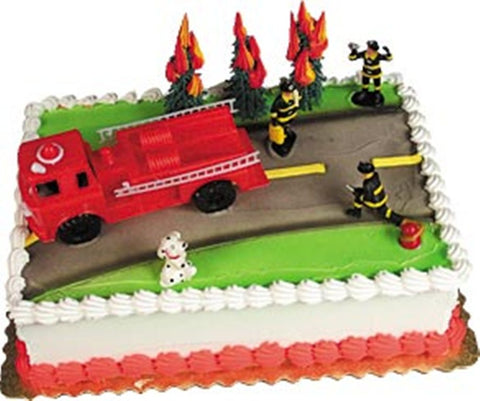 Firefighter Rescue Cake Decorating Kit Topper