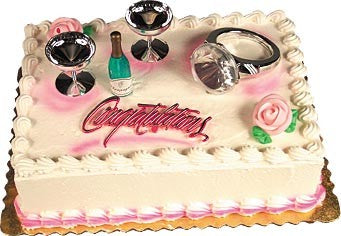 Engagement Cake Decorating Kit Topper