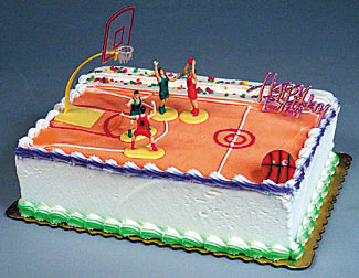 Swish! Basketball Cake Topper Kit