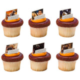24 Star Wars The Force Awakens Cupcake Topper Rings