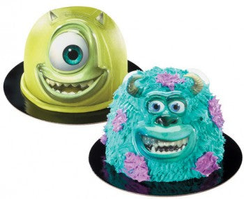 Monster's Inc Mike & Sully Faces Petite Cake Pop Top Decor Set