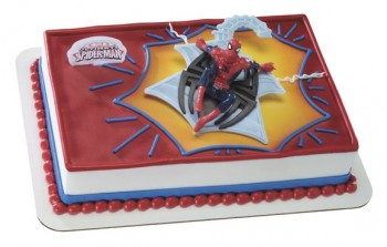 Spiderman Web Spinner Cake Topper