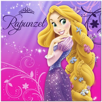 Disney Tangled Rapunzel Sparkle Luncheon Napkins