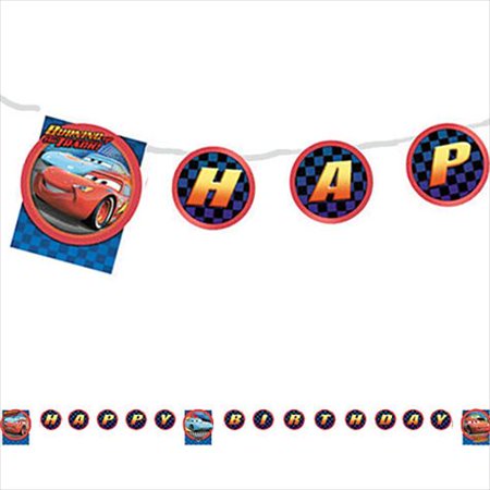 The World Of Cars Birthday Banner