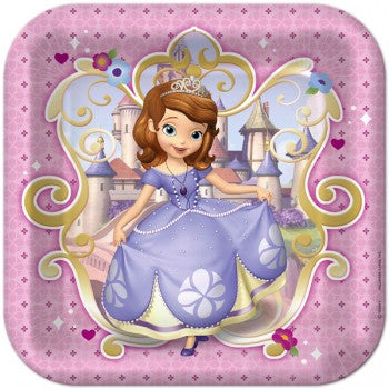 Sofia the First Dinner Plates Party Supplies