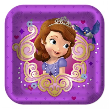 Sofia the First Dessert Plates Party Supplies