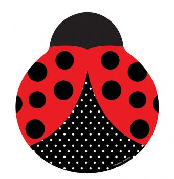 Ladybug Fancy Shaped Dinner Plates