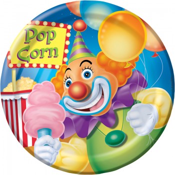 Big Top Birthday Circus Dessert Plates