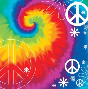 Tie Dye Beverage Napkins