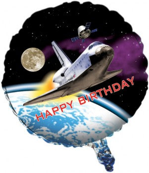 Space Odyssey Metallic Foil Balloon
