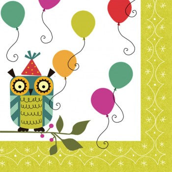 Birthday Birdies Luncheon Napkins
