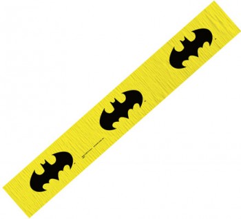 Batman Crepe Streamer Party Supplies