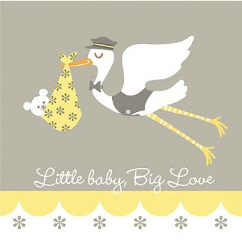 Little Baby Big Love Beverage Napkins