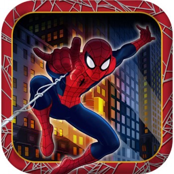 Spider Hero Spiderman Dream Party Dessert Plates