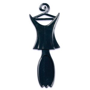 24 Black Bodice Spoon Cupcake Toppers