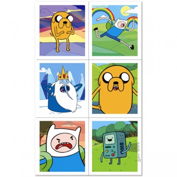 Adventure Time Birthday Party Stickers